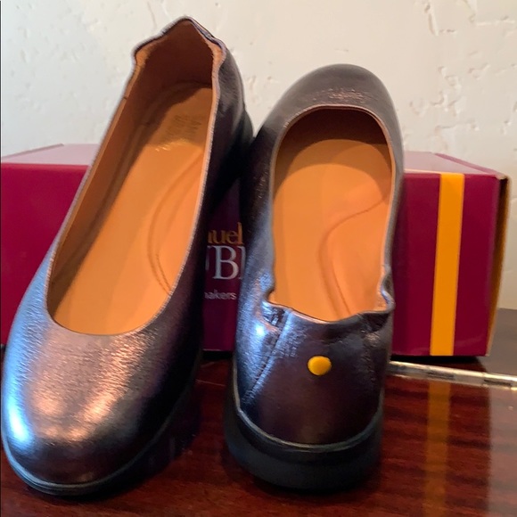 PEWTER Samuel Hubbard Freedom Dance Leather Flats - Picture 3 of 9